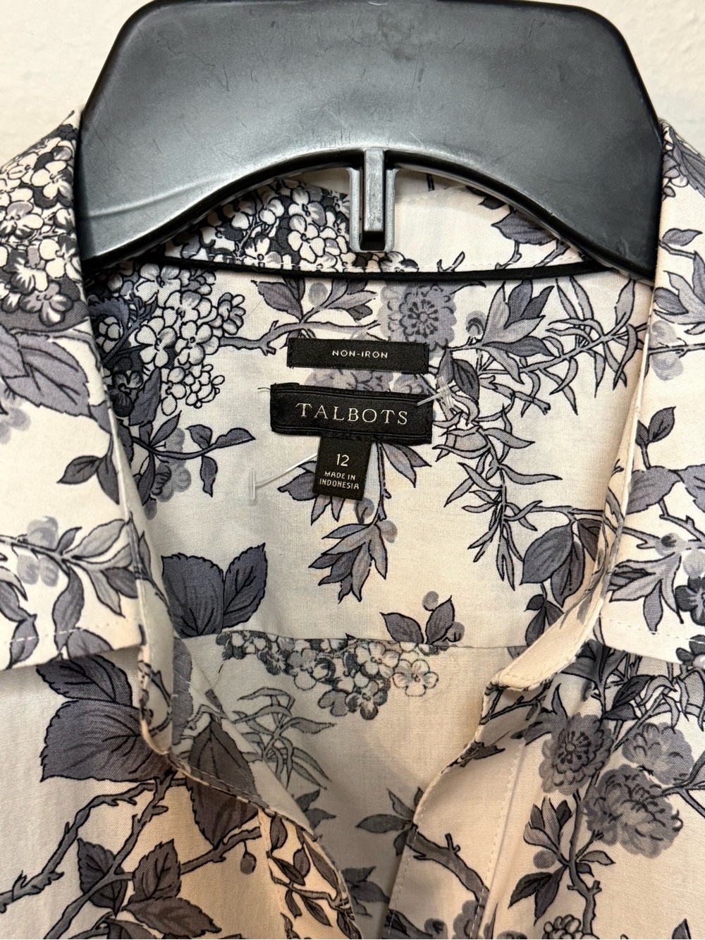 NWOT Talbots Print Tank Blouse Size 12 - Picture 4 of 5